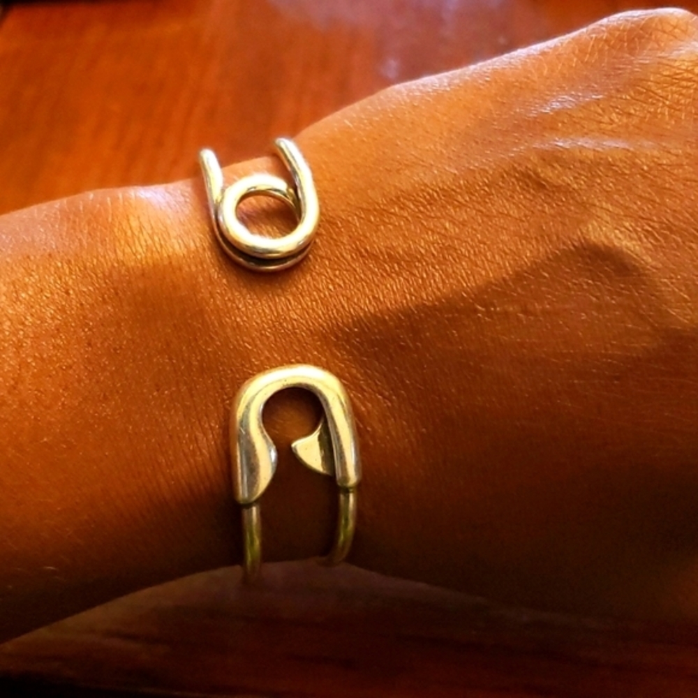 Sterling Silver Pin Bracelet